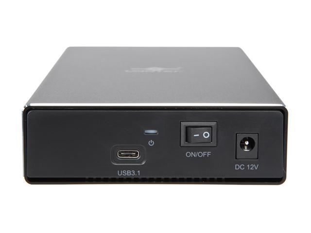 VANTEC NST-371C31-BK Black NexStar GX USB 3.1 Gen 2 Type-C 3.5' SATA HDD/SSD Enclosure