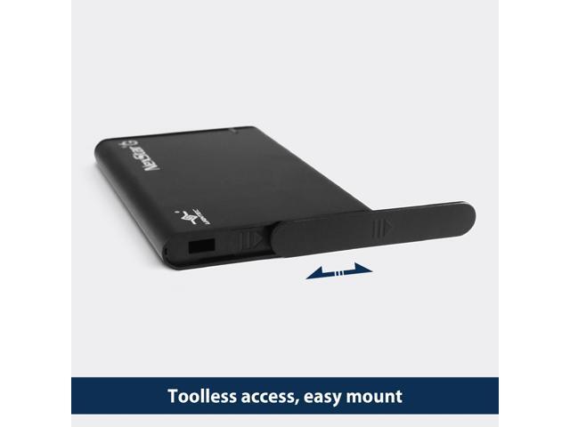 Vantec NexStar 6G 2.5" SATA III to USB 3.2 Gen1 External SSD/HDD Enclosure NST-268S3-BK