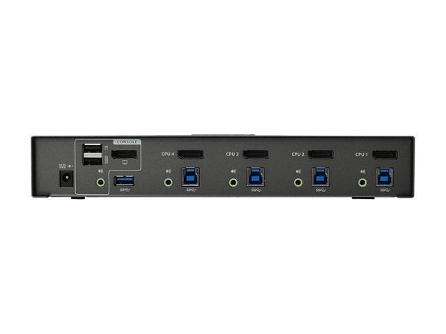 IOGEAR GCS1904 4-Port DisplayPort KVMP Switch with USB 3.0 Hub (TAA Compliant)