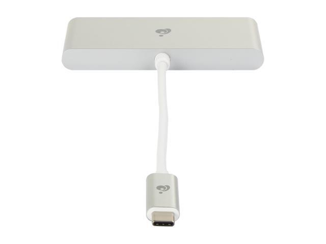 IOGEAR GUH3C4PD USB-C to 4 Port USB-A Hub with Power Delivery Pass-Thru
