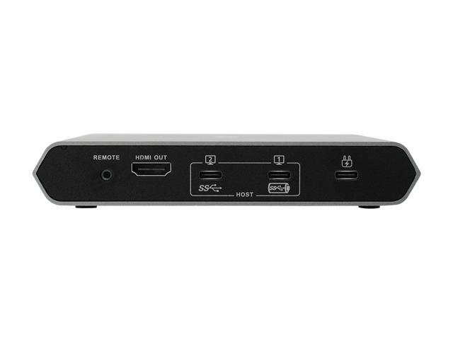 IOGEAR GUD3C04PWRKIT Access Pro 2-Port USB-C KVM Switch with Power Adapter KIT (TAA)