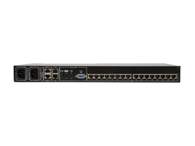 Tripp Lite 16-Port Cat5 1U Rack-Mount KVM Switch with IP Remote Access, 2+1 User, VGA, USB (B072-016-IP2)