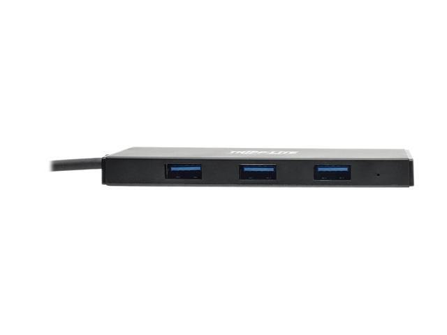 Tripp Lite U360-004-SLIM 4-Port Ultra-Slim Portable USB 3.0 SuperSpeed Hub