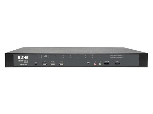 16-Port Cat5 KVM over IP Switch with Virtual Media - 1 Local & 1 Remote User, 1U Rack-Mount, TAA