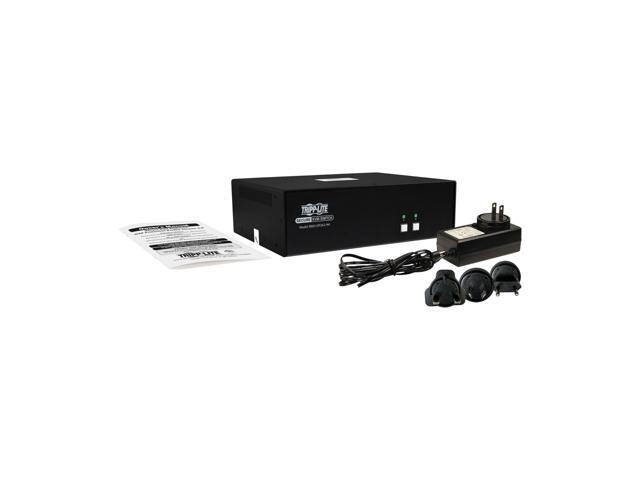 Tripp Lite Secure KVM Switch - 2-Port - Dual Head - DisplayPort to DisplayPort - 4K - NIAP PP4.0 - TAA B002-DP2A2-N4