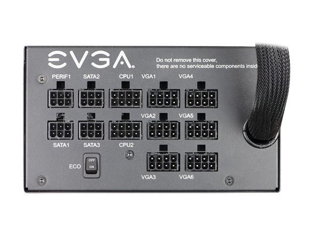 EVGA 1000GQ 210-GQ-1000-V1 GQ 80 Plus Gold, 1000W ECO Mode Semi Modular Power Supply