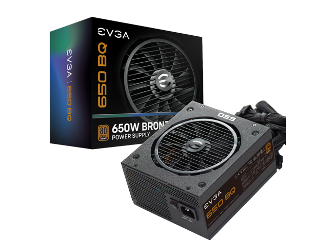 EVGA 650 BQ, 80+ BRONZE 650W, Semi Modular, 5 Year Warranty, Includes FREE Power On Self Tester, Power Supply 110-BQ-0650-V1