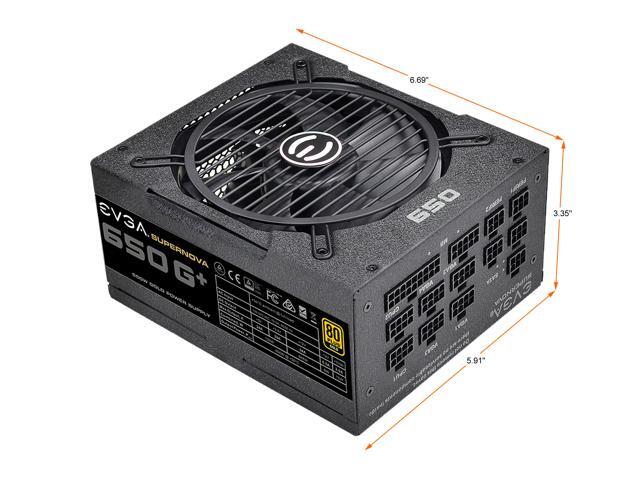 EVGA SuperNOVA 650 G+, 80 Plus Gold 650W, Fully Modular, FDB Fan, 10 Year Warranty, Includes Power ON Self Tester, Power Supply 120-GP-0650-X1