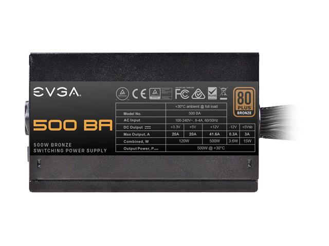 EVGA 500 BA 100-BA-0500-K1 500 W Power Supply