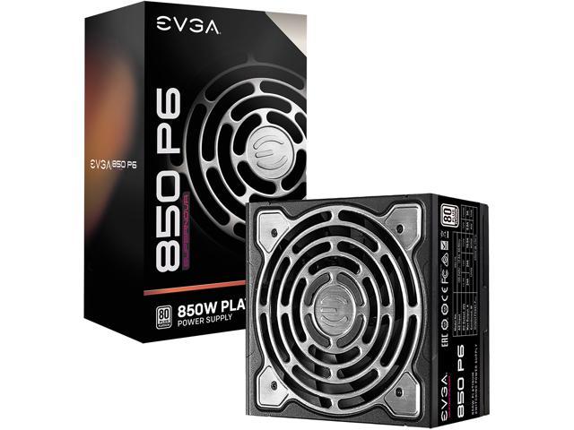 EVGA SuperNOVA 850 P6, 80 Plus Platinum 850W, Fully Modular, Eco Mode with FDB Fan, 10 Year Warranty, Includes Power ON Self Tester, Compact 140mm.