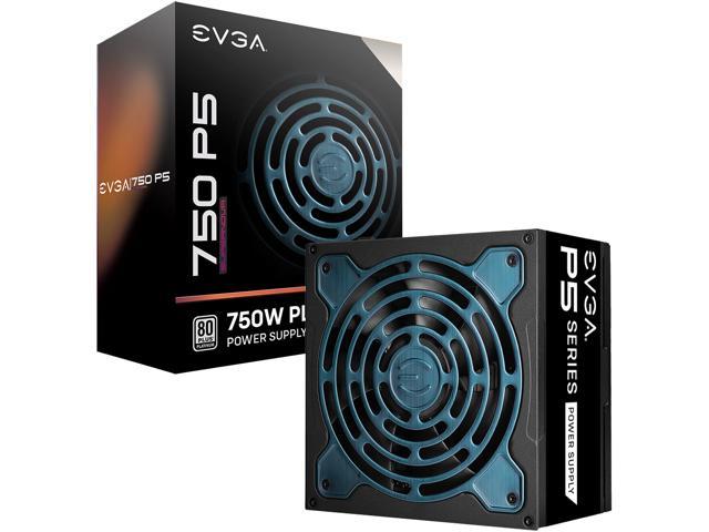 EVGA SuperNOVA 750 P5, 80 Plus Platinum 750W, Fully Modular, Eco Mode with FDB Fan, 10 Year Warranty, Includes Power ON Self Tester, Compact 150mm.