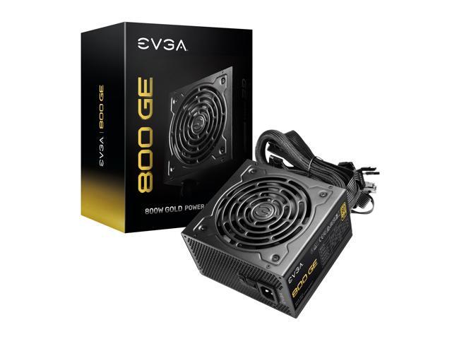 EVGA 800 GE, 80 Plus Gold 800W, Eco Mode, Power Supply 200-GE-0800-V1