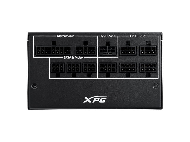 XPG CorereactorII 1000W PCIE 5 & ATX 3.0 Power Supply - Full Modular - 80 Plus and Cybenetics GOLD Certified - 100% Japanese 105°C Capacitors...