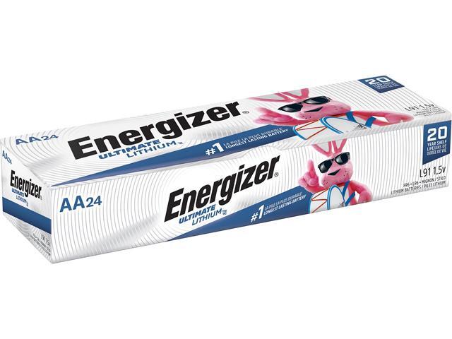 Energizer L91CT Ultimate Lithium AA Batteries For LED Light, Stud Finder, Mouse, Laser Level - AA - Lithium (Li) - 144 / Carton