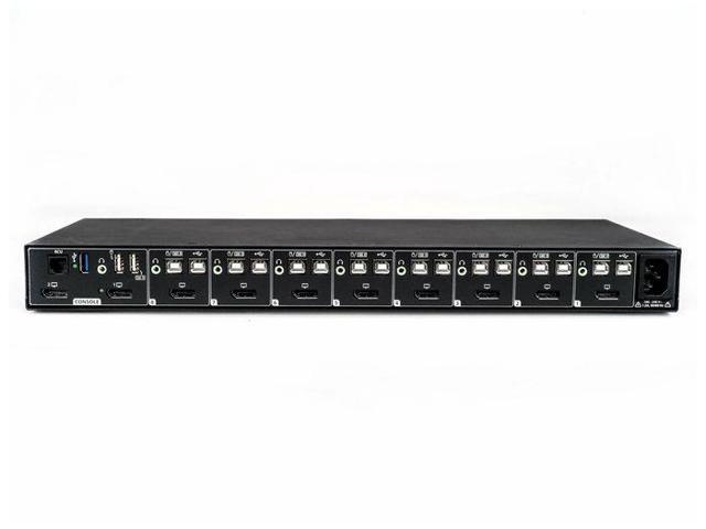 CYBEX Secure Desktop KVM Switches Universal DP/H Secure Desktop Matrix 2x8 KVM with CAC, PP4.0