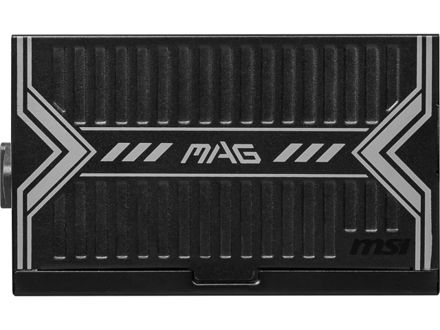 MSI MAG A550BN, Non-Modular Compact 550W Power Supply, 80+ Bronze, Low-Noise Fan, Active PFC Design, 5 Year Warranty
