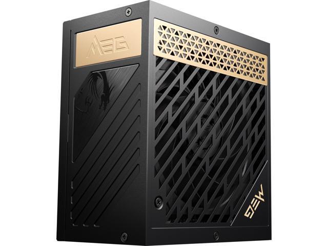 MSI MEG Ai1300P PCIE5, Fully Modular Gaming 1300W Power Supply, 80+ Platinum, Native 12V-2x6 Cable, 100% Japanese Capacitor, ATX 3.1 & PCIe 5.1...