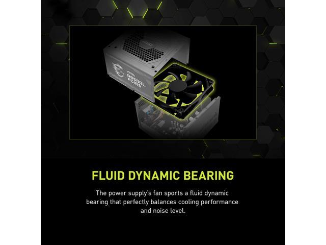 MSI - MAG A850GL PCIE5 850W ATX 3.1 &PCIe 5.1 Ready Full Modular 80 Plus Gold Gaming Power Supply - Black - image 8