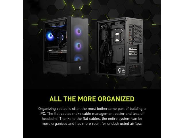 MSI - MAG A850GL PCIE5 850W ATX 3.1 &PCIe 5.1 Ready Full Modular 80 Plus Gold Gaming Power Supply - Black - image 9