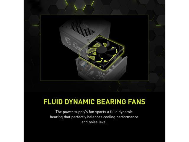 MSI - MAG A750GL PCIE 5 750W ATX 3.1 Full Modular 80 Plus Gold Gaming Power Supply - Black - image 8