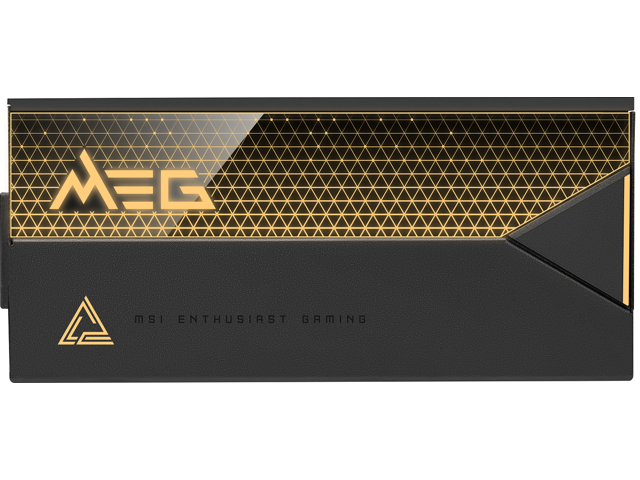 MSI - MEG Ai1600T PCIE5 1600W ATX 3.1 & PCIe 5.1 Ready Full Modular 80 Plus Titanium Gaming Power Supply - Black - image 5