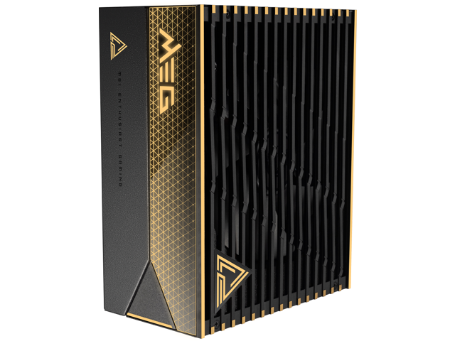 MSI - MEG Ai1600T PCIE5 1600W ATX 3.1 & PCIe 5.1 Ready Full Modular 80 Plus Titanium Gaming Power Supply - Black - image 8