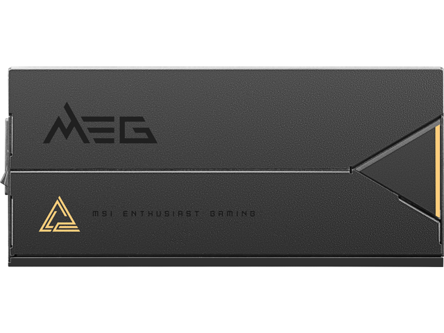 MSI - MEG Ai1600T PCIE5 1600W ATX 3.1 & PCIe 5.1 Ready Full Modular 80 Plus Titanium Gaming Power Supply - Black - image 10