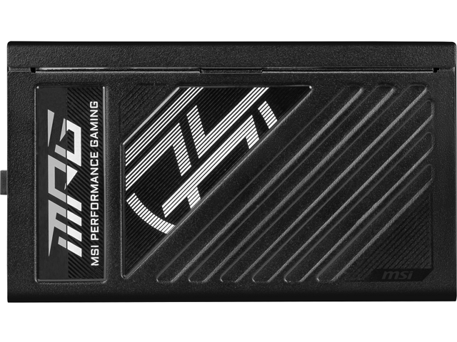 MSI - MPG A850GS PCIE5 850W ATX 3.1 &PCIe 5.1 Ready Full Modular 80 Plus Gold Gaming Power Supply - Black - image 8