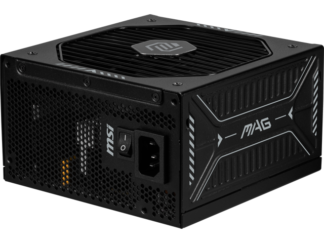 MSI - MAG A1000GLS PCIE5 1000W ATX 3.1 & PCIe 5.1 Ready Full Modular 80 Plus Gold Gaming Power Supply - Black - image 9