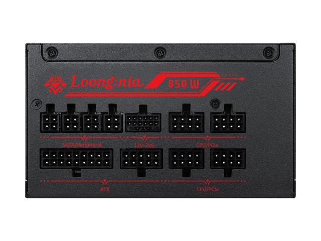 MSI - A850GLS MLG EDITION 850W ATX 3.1 & PCIe 5.1 Ready Fully Modular 80 Plus Gold Gaming Power Supply - Black & Red - image 5