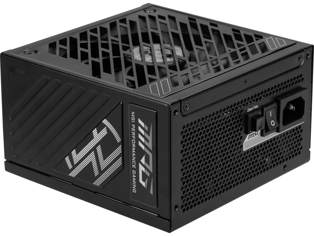 MSI MPG A1000GS PCIE5 II, Fully Modular Gaming 1000W Power Supply, 80+ Gold, Dual 12V-2x6 Cables, Server-Grade Capacitor, ATX 3.1 & PCIe 5.1 Ready,...