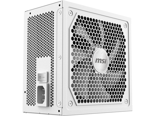 MSI MAG A1000GL PCIE5 WHITE, Fully Modular Compact Gaming 1000W Power Supply, 80+ Gold, ATX 3.1 & PCIe 5.1 Ready, Native Dual-color 12V-2x6 cable,...