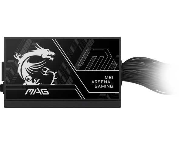 MSI MAG A750BN PCIE5 III, Non-Modular Compact Gaming 750W Power Supply, 80+ Bronze, ATX 3.1 & PCIe 5.1 Ready, Low-Noise Fan, Embossed Jacket...