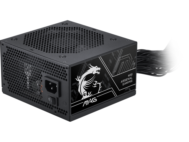 MSI MAG A650BN PCIE5 III, Non-Modular Compact Gaming 650W Power Supply, 80+ Bronze, ATX 3.1 & PCIe 5.1 Ready, Low-Noise Fan, Embossed Jacket...