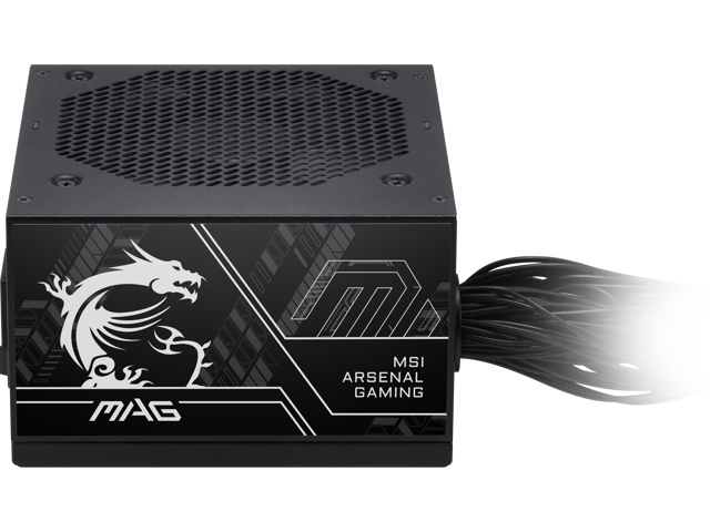 MSI MAG A650BN PCIE5 III, Non-Modular Compact Gaming 650W Power Supply, 80+ Bronze, ATX 3.1 & PCIe 5.1 Ready, Low-Noise Fan, Embossed Jacket...