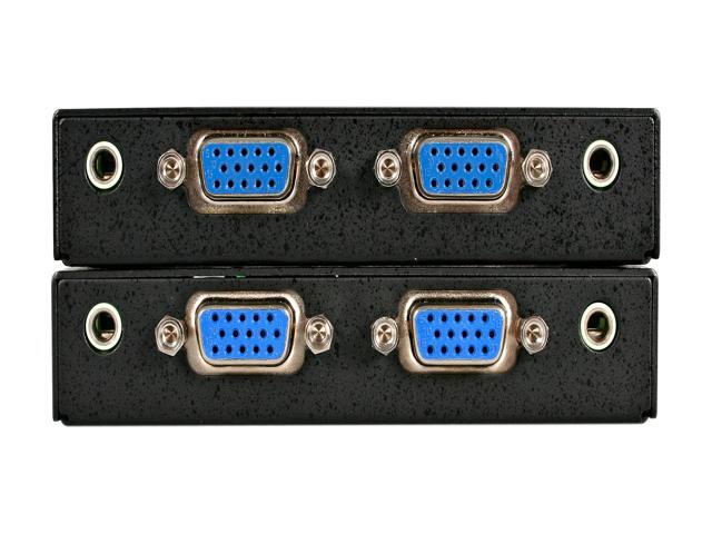 StarTech. com ST122UTPA VGA Video Extender over Cat 5 with Audio - Up to 500ft (150m) - VGA over Cat5 Extender - 1 Local and 1 Remote