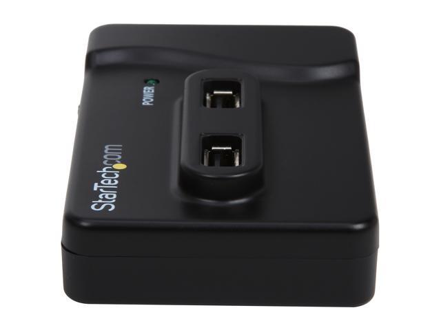 StarTech. com ST7320USBC 6 Port USB 3.0 & USB 2.0 Hub with 2A Charging Port - 2x USB 3.0 Hub Ports & 4x USB 2.0 - Combo USB Hub with 20W Power Adapter