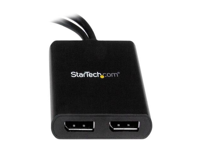 StarTech. com MSTMDP122DP Mini DisplayPort to DisplayPort Multi Monitor Splitter - 2-Port MST Hub - mDP 1.2 to 2x DP MST Hub