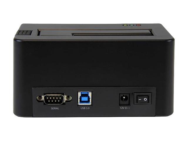 StarTech. com SDOCK1EU3P USB 3.0 Standalone Eraser Dock for 2.5' and 3.5" SATA SSD/HDD Drives - Secure Drive Erase with Receipt Printing - SATA I/II