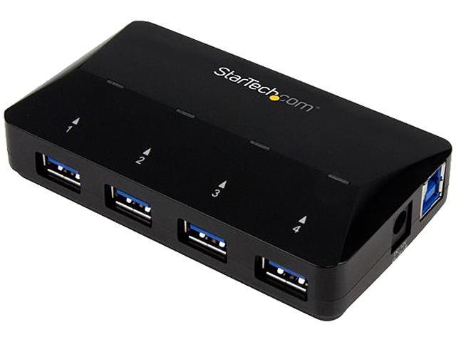 StarTech.com ST53004U1C 4-Port USB 3.0 Hub plus Dedicated Charging Port - 1 x 2.4A Port