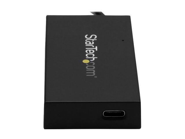 StarTech HB30A3A1CSFS 4 Port USB Hub - USB 3.0 - USB A to 3 x USB A and 1 x USB C - Includes Power Adapter - USB Port Expander - USB Port Hub