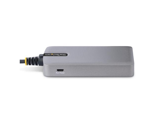 StarTech. com 4-Port USB Hub - USB 3.0 5Gbps, Bus Powered, USB-A to 4x USB-A Hub w/ Optional Auxiliary Power Input - Portable Desktop/Laptop USB...