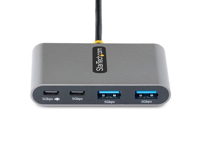 StarTech. com 4-Port USB-C Hub with 100W Power Delivery Pass-Through 5G2A2CPDB-USB-C-HUB