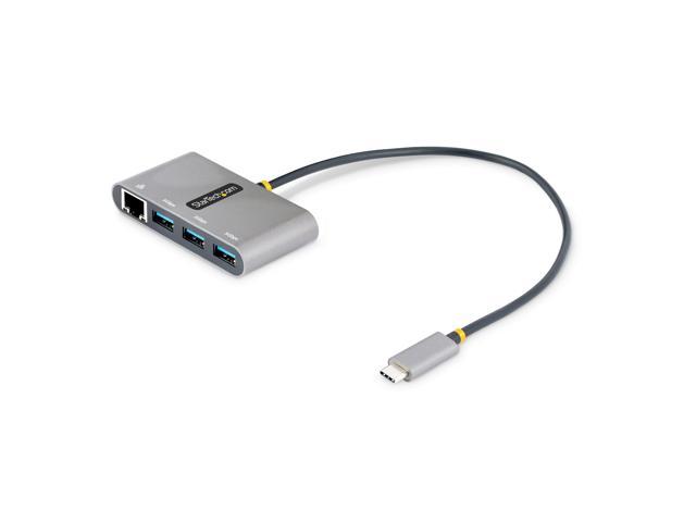 StarTech.com 3-Port USB-C Hub with Ethernet HB30C3A1GEA2