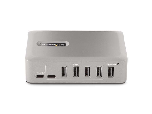 StarTech 10-Port USB-C Hub - 8x USB-A/2x USB-C - Self-Powered w/65W Power Supply - USB 3.1 10Gbps - Desktop/Laptop USB Hub w/USB-IF Certified 3ft...