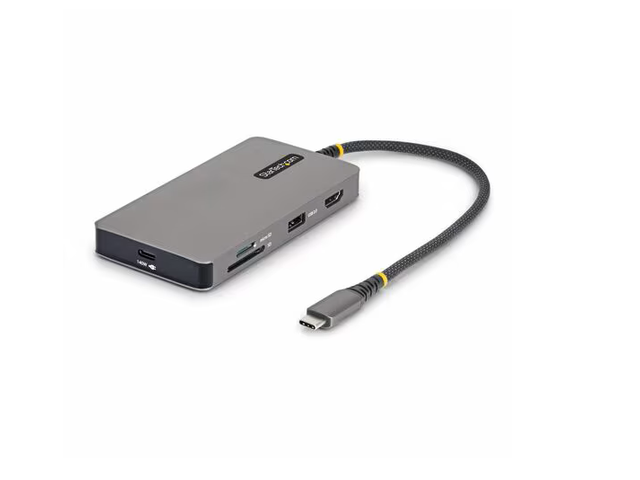 StarTech USB-C Multiport Adapter with 4K 60Hz HDM I - 140W Power Delivery - USB 10Gbps - GbE - SD / MicroSD Slots - Plug-and-Play -...