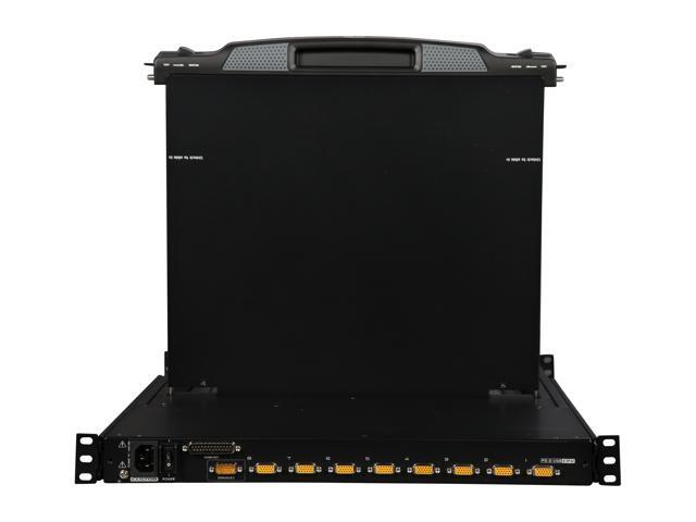 ATEN CL5708M 17' LCD 8 Port PS2/USB Combo KVM with Peripheral Sharing Technology