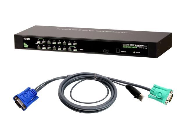 ATEN CS1316KIT 16-port USB/PS2 KVM Switch w/ 16 USB Cables