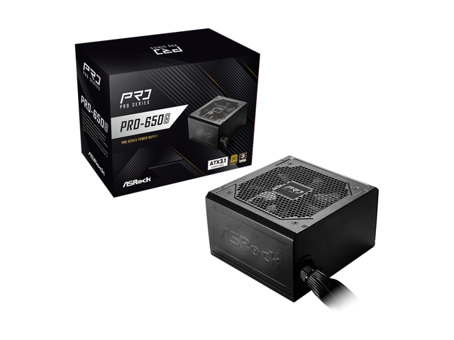 ASRock PRO Series PRO-650G 650 W Power Supply