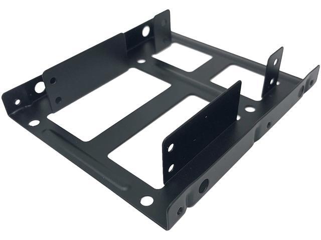 Micro Connectors L02-35252 Dual 2.5' Metal SSD/HDD Mounting Kit for two 2.5' SSD/HDD to 3.5' drive bay